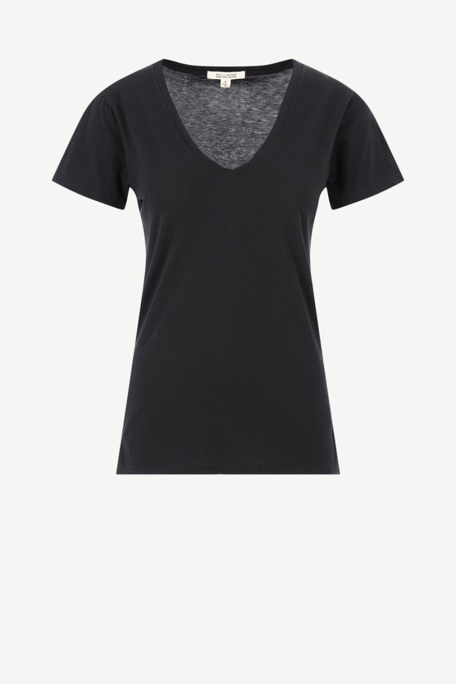 Vetements Nili Lotan | T-Shirt Carol En Noir De Jais