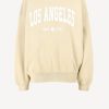 Vetements Anine Bing | Sweat-Shirt Jaci La En Jaune Pale