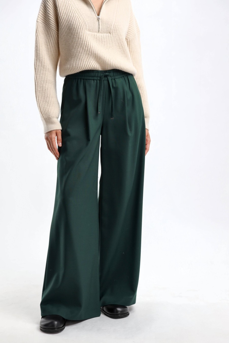 Vetements Closed | Pantalon Faris En Vert Lointain