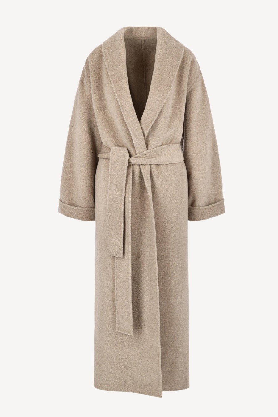 Vetements by Malene Birger | Manteau Trullem Dans Grey Brown Melange