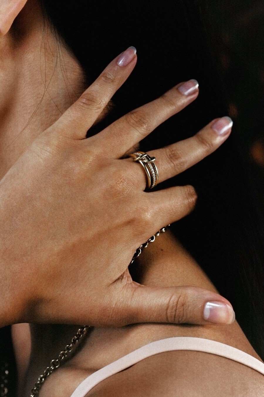 Bijoux Spinelli Kilcollin | Bague Sonny Yg Avec Diamants