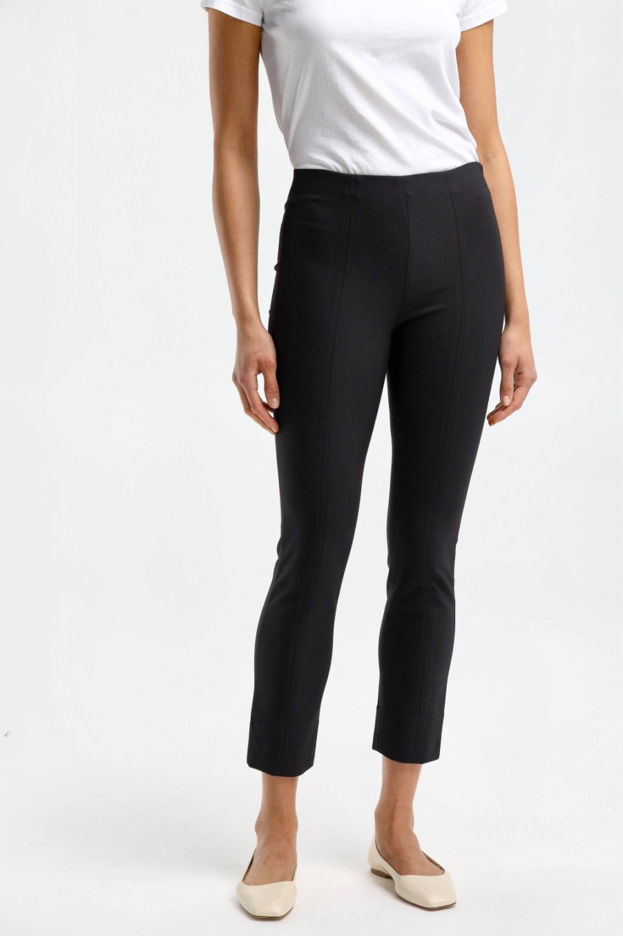 Vetements Vince | Leggings Stitch Front En Noir