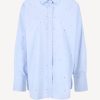 Vetements Frame | Blouse The Oversized En Chambray