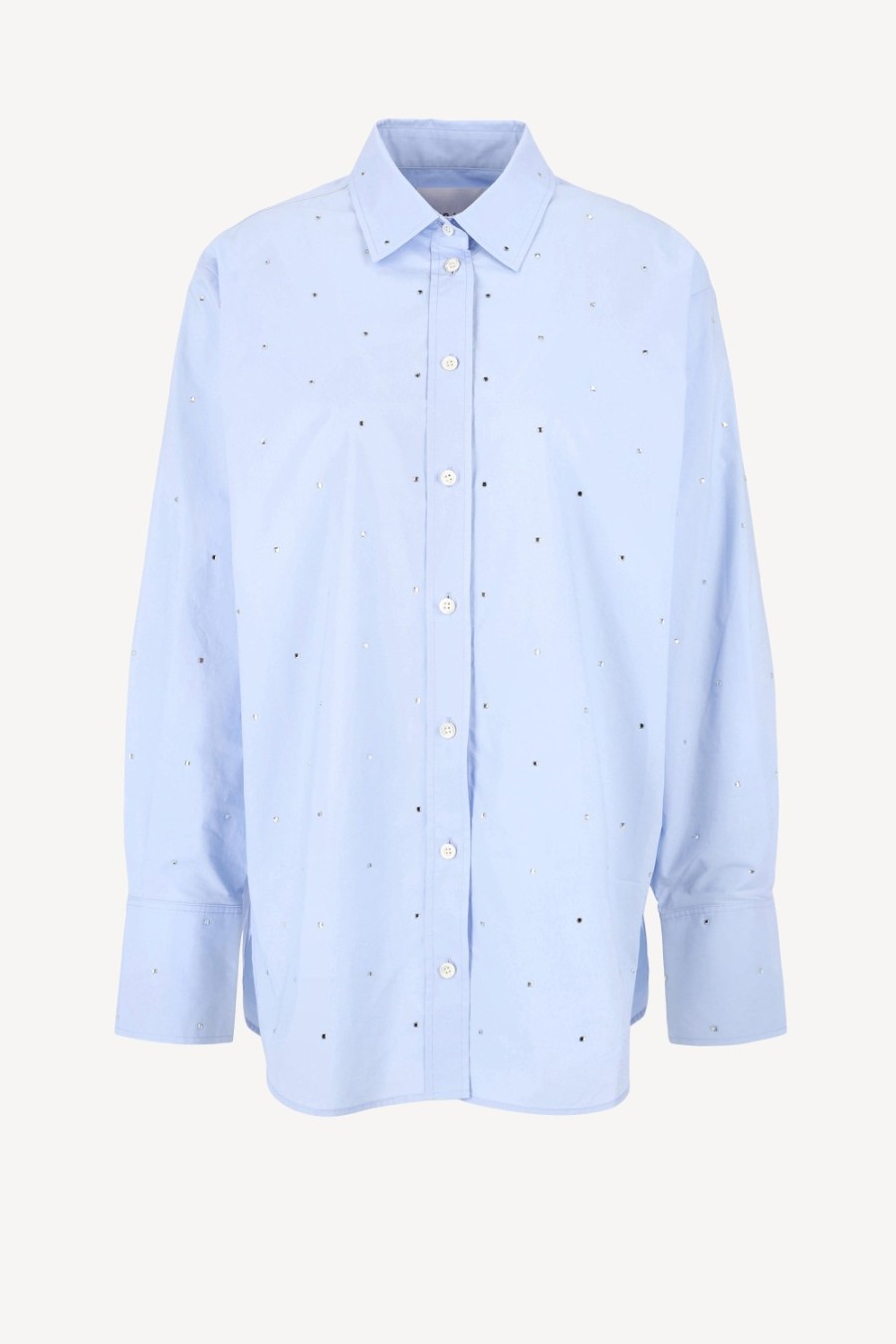 Vetements Frame | Blouse The Oversized En Chambray