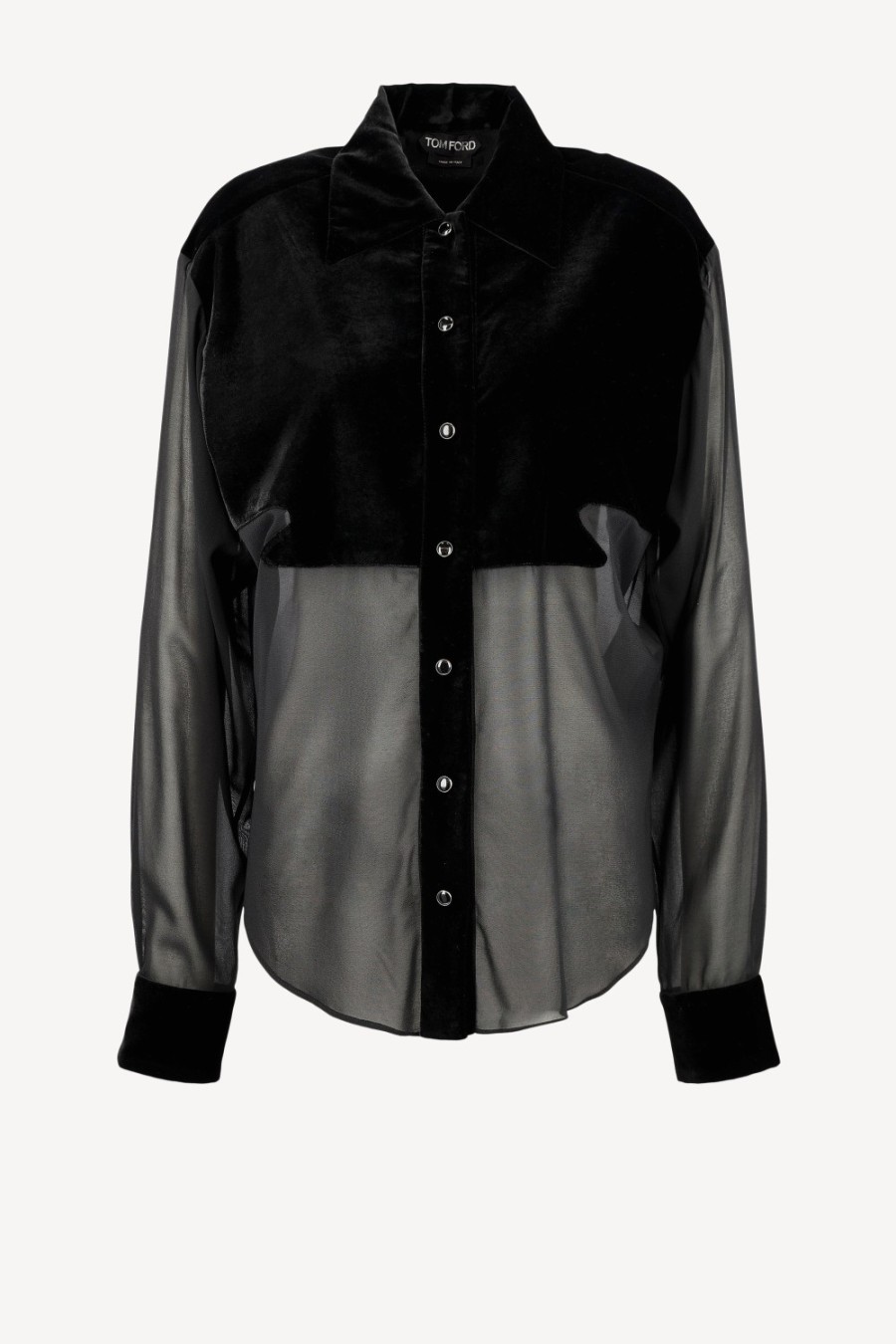 Vetements Tom Ford | Blouse En Soie Suit En Noir