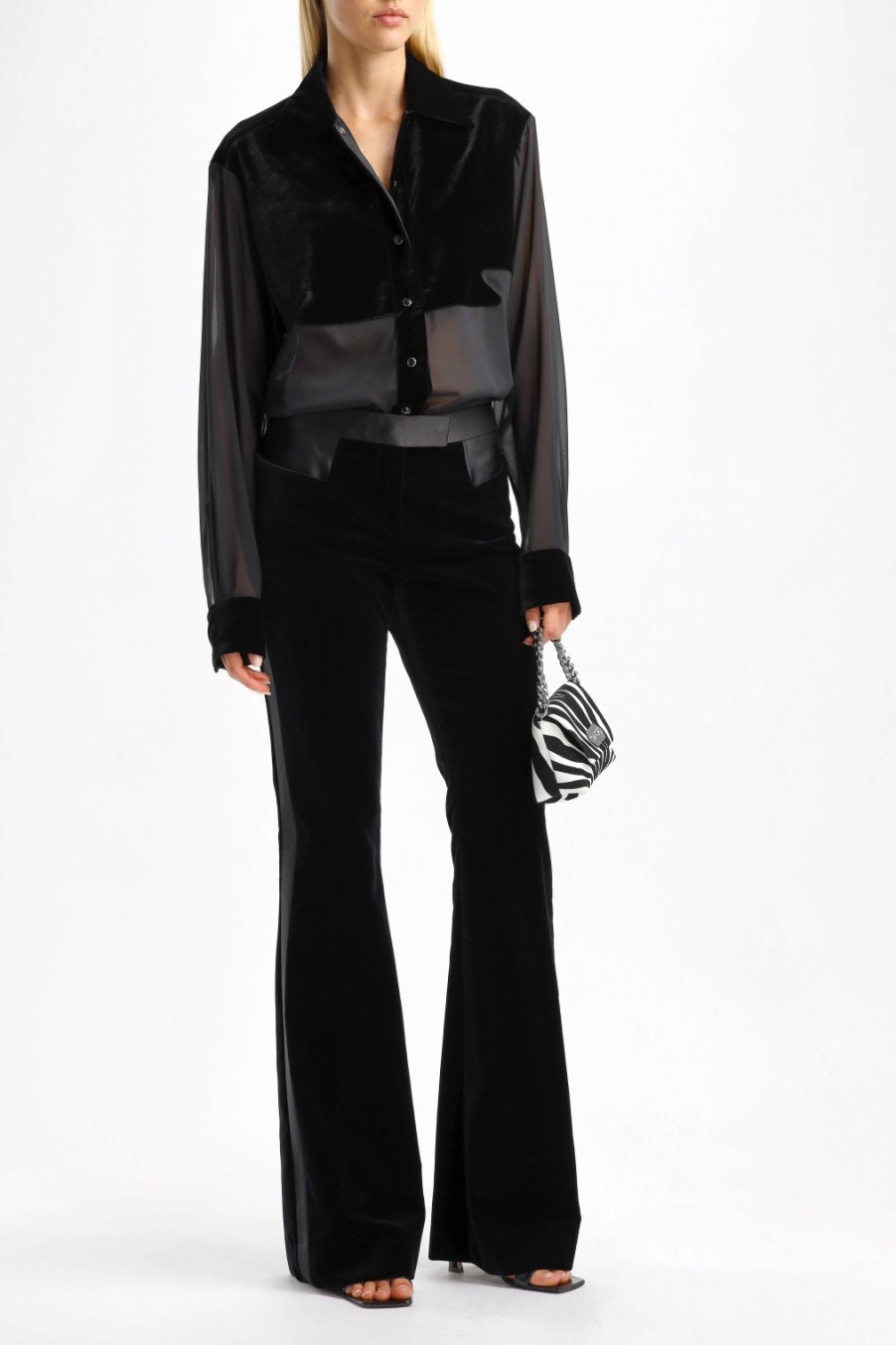 Vetements Tom Ford | Blouse En Soie Suit En Noir