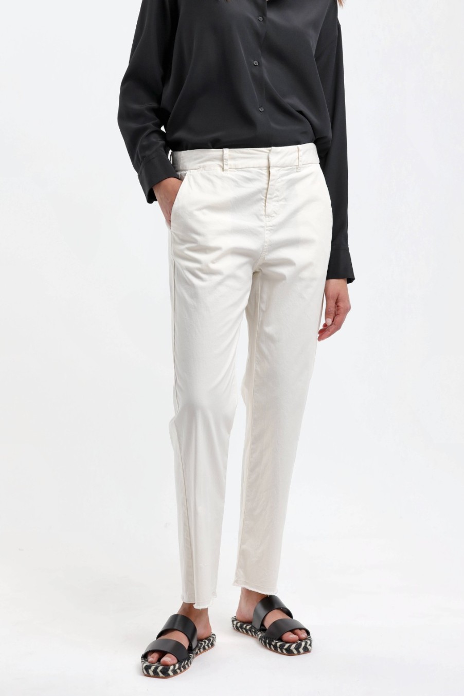 Vetements Nili Lotan | Pantalon Montauk En Eggshell