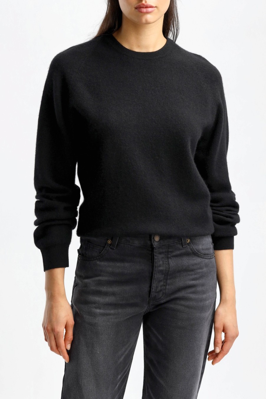 Vetements Frenckenberger | Pull-Over Mini R-Neck En Noir
