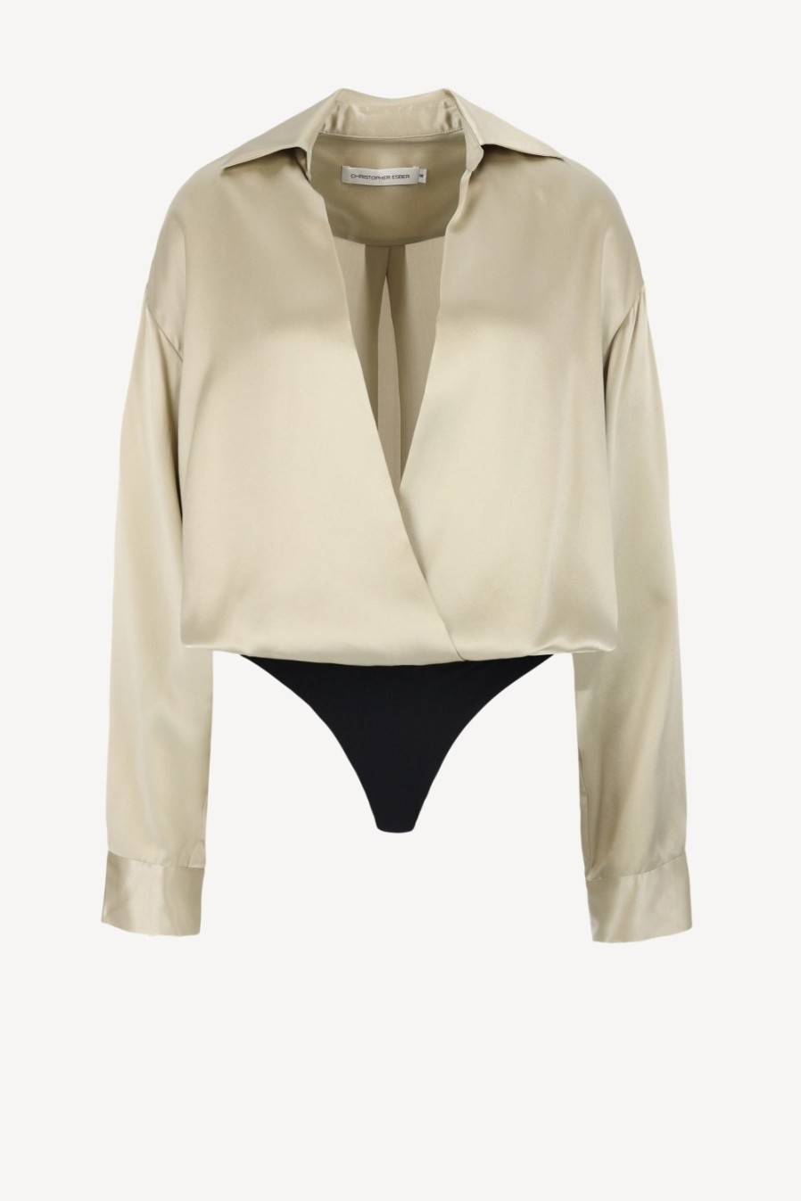 Vetements Christopher Esber | Blouse En Soie Springs In Putty