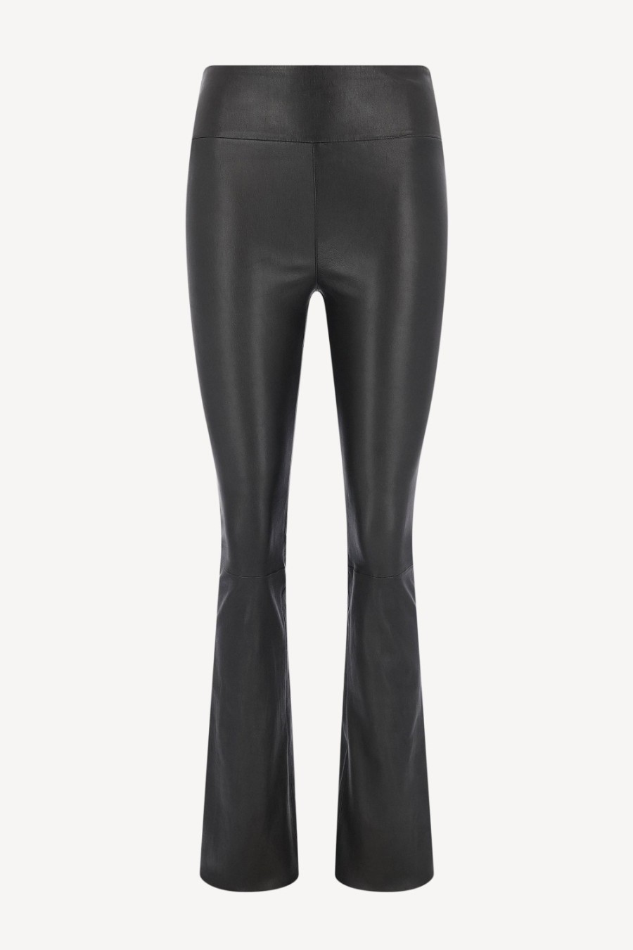 Vetements SPRWMN | Pantalon En Cuir Micro Flare En Noir