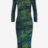 Vetements Diane von Furstenberg | Robe Priyanka En Bleu Moire