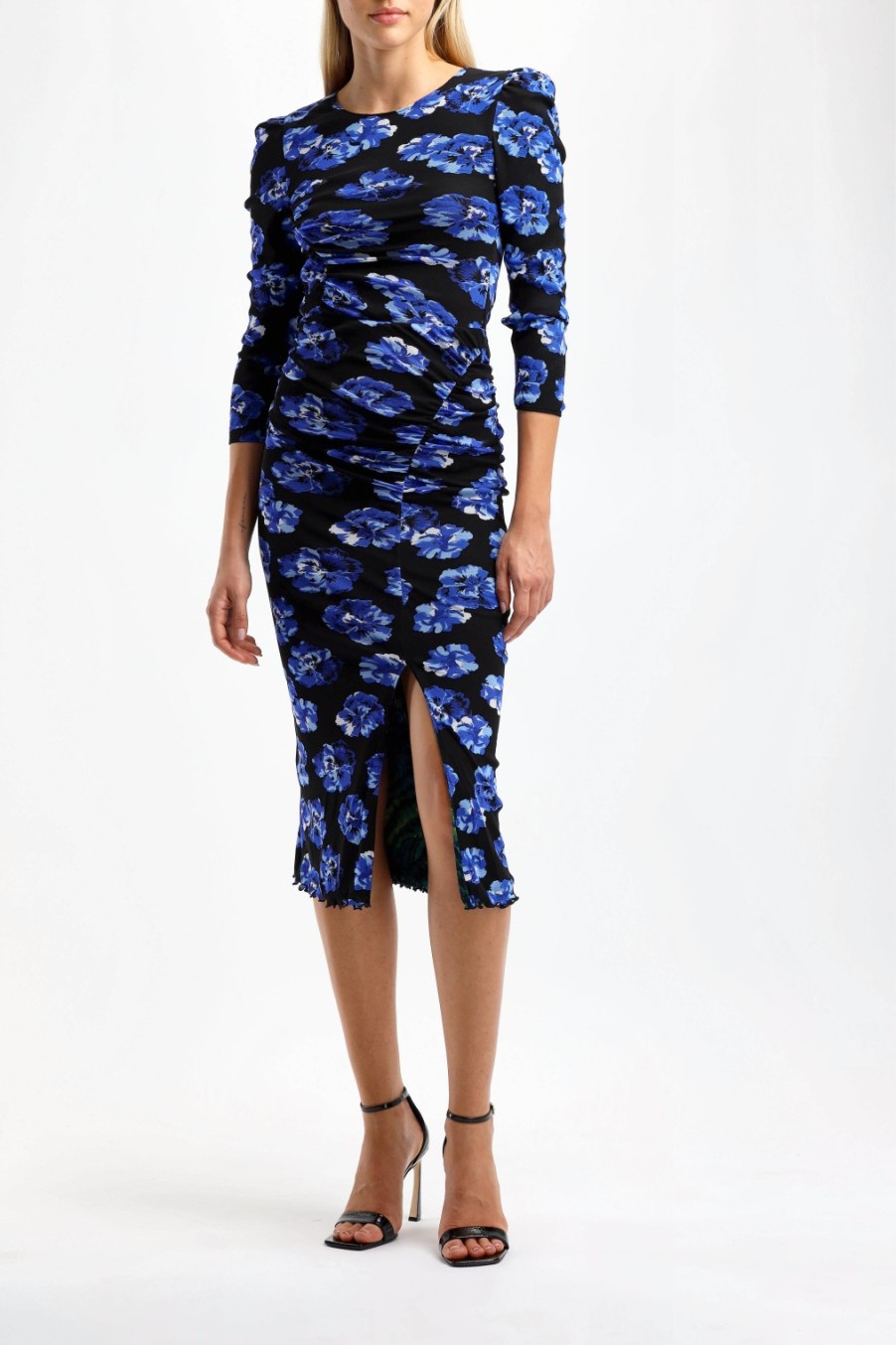 Vetements Diane von Furstenberg | Robe Priyanka En Bleu Moire
