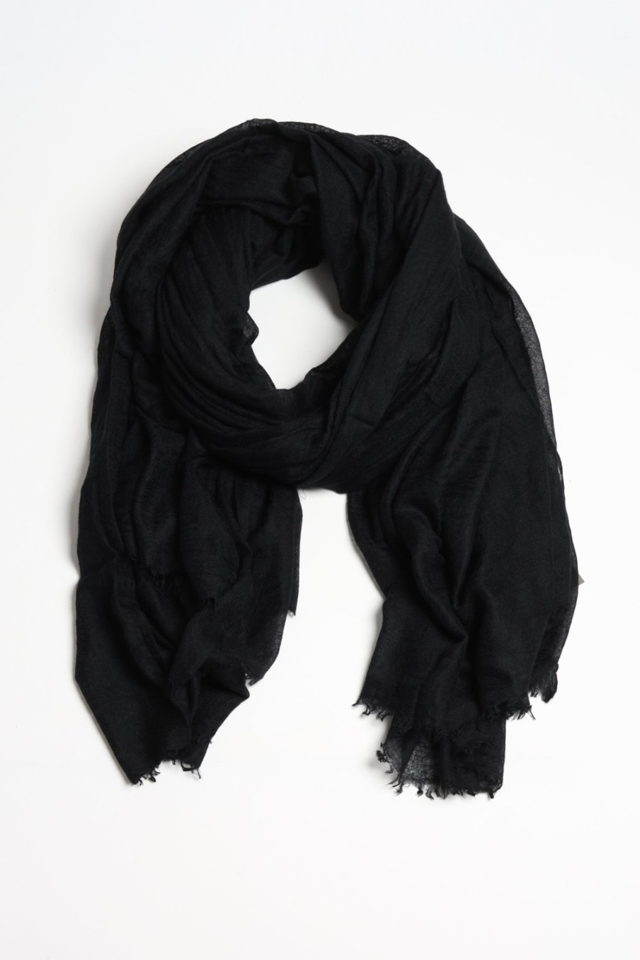 Accessoires Frenckenberger | Echarpe Big Mono En Noir