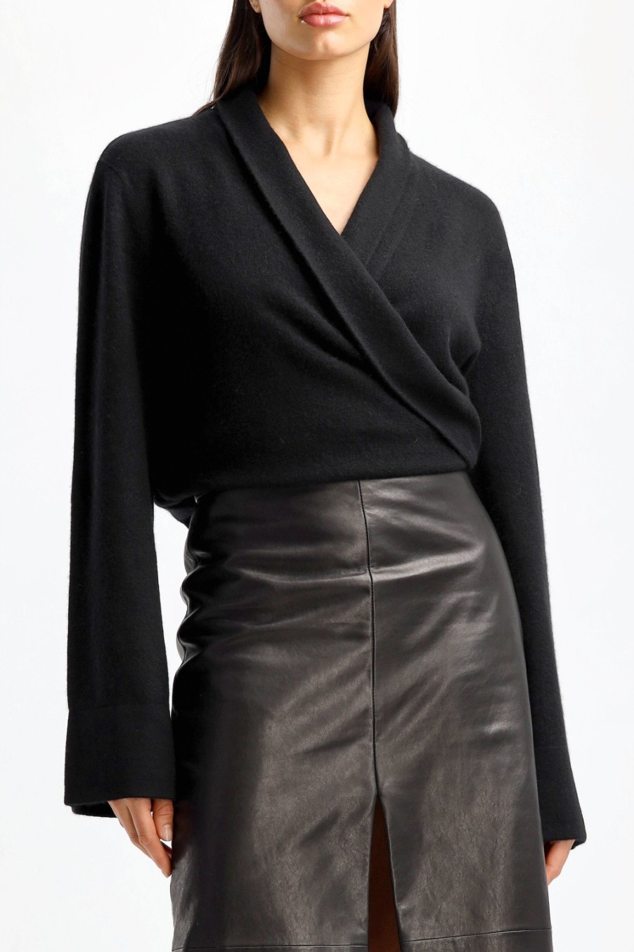 Vetements Frenckenberger | Cardigan Short Cross En Noir