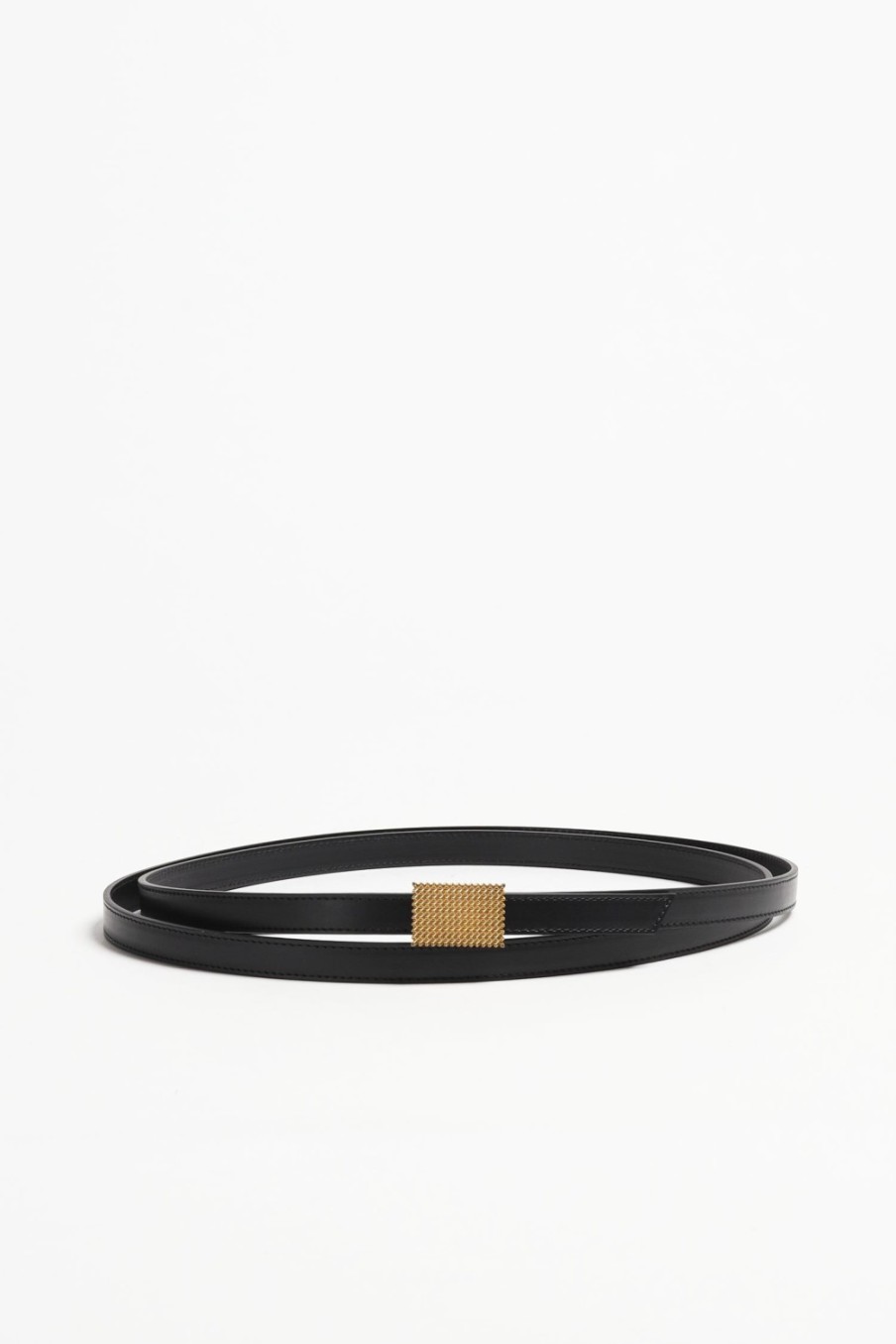 Accessoires Lanvin | Ceinture Concerto Double En Noir