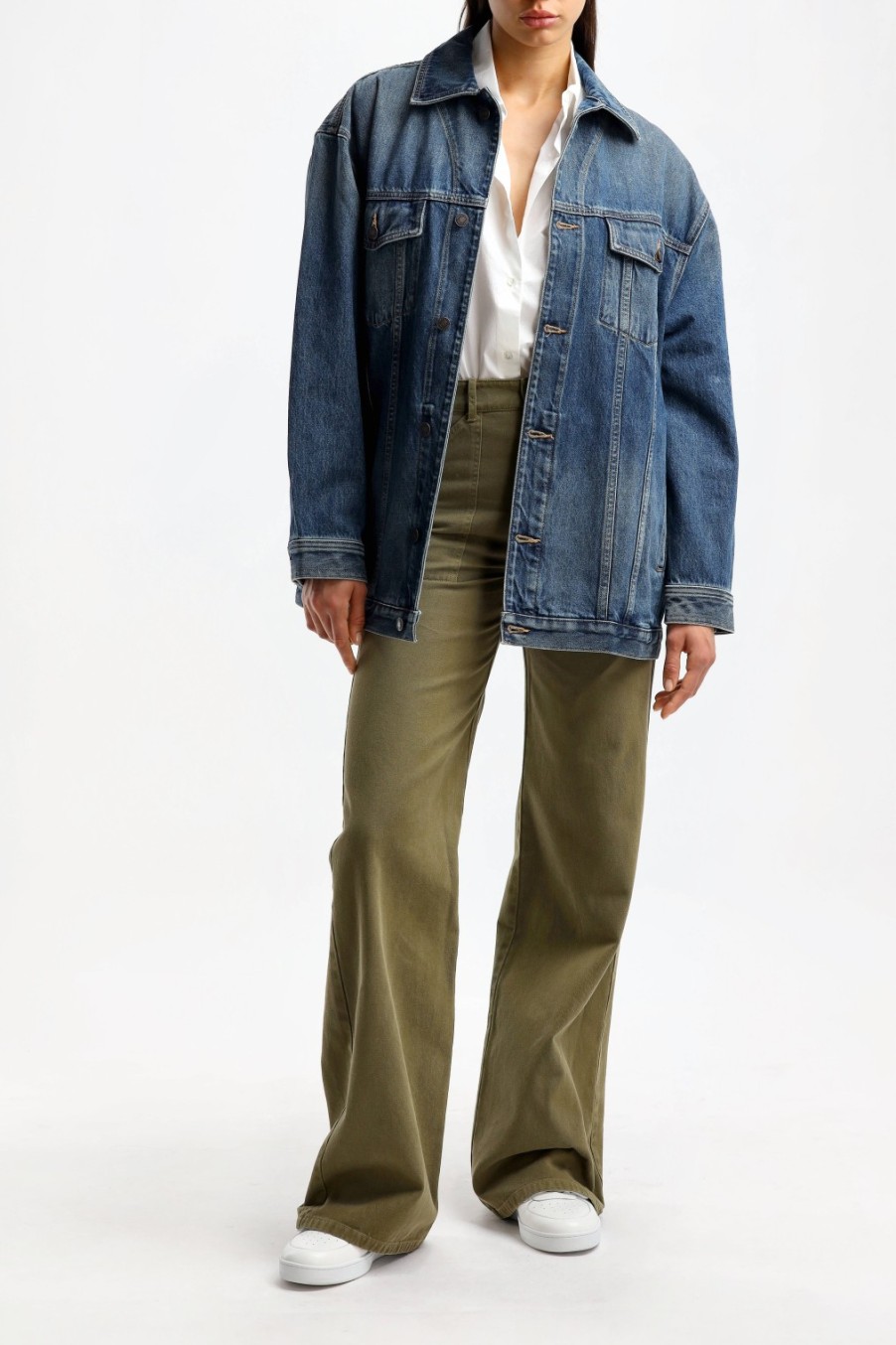 Vetements Nili Lotan | Pantalon Quentin En Olive