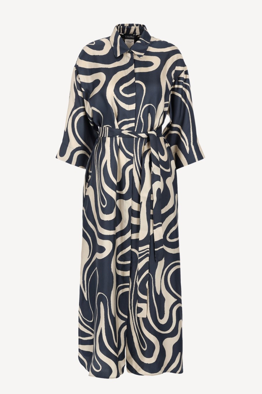 Vetements S Max Mara | Robe Garonna En Bleu Nuit