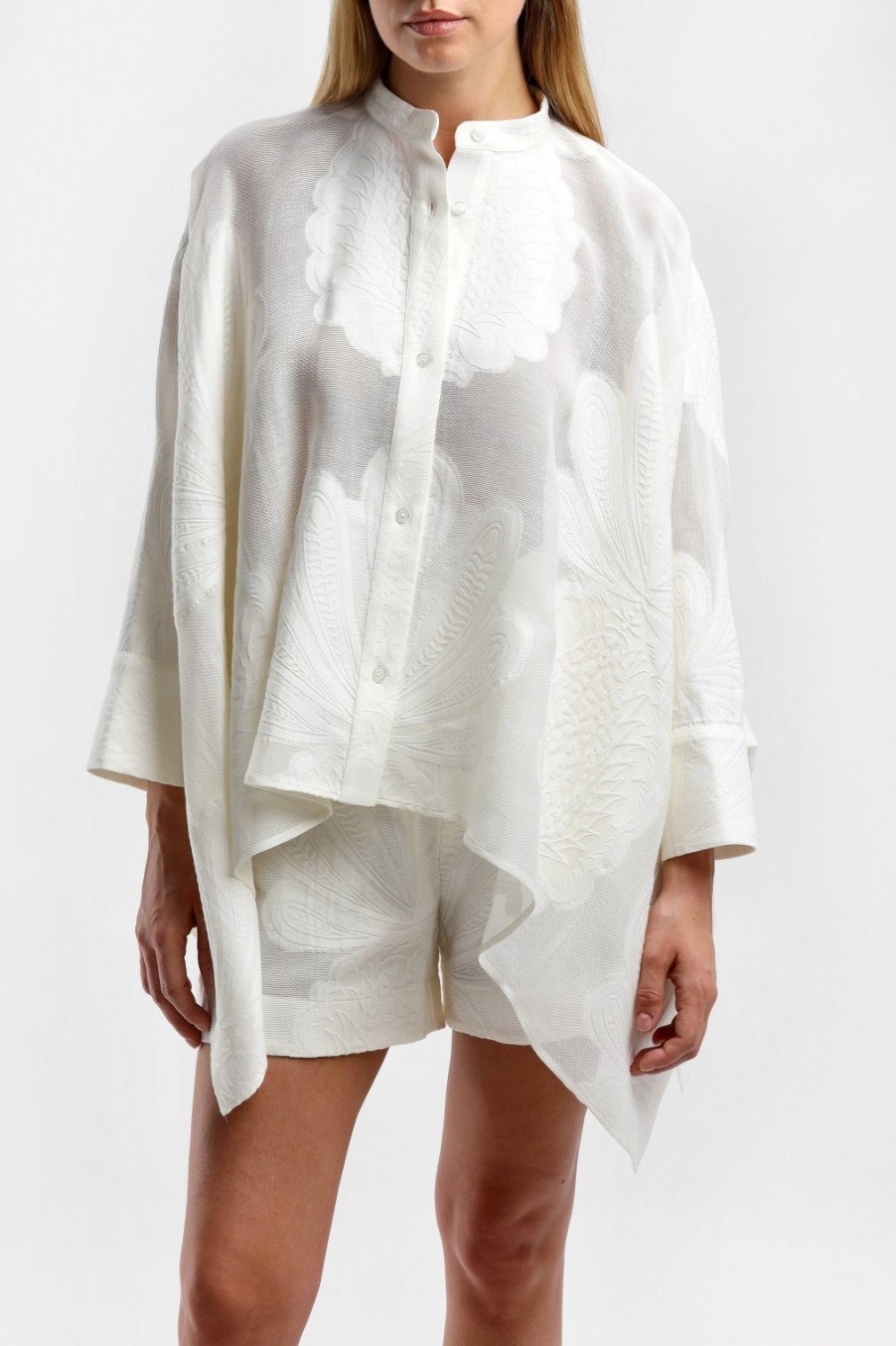 Vetements La Double J | Blouse Foulard En Dentelle Pineapple