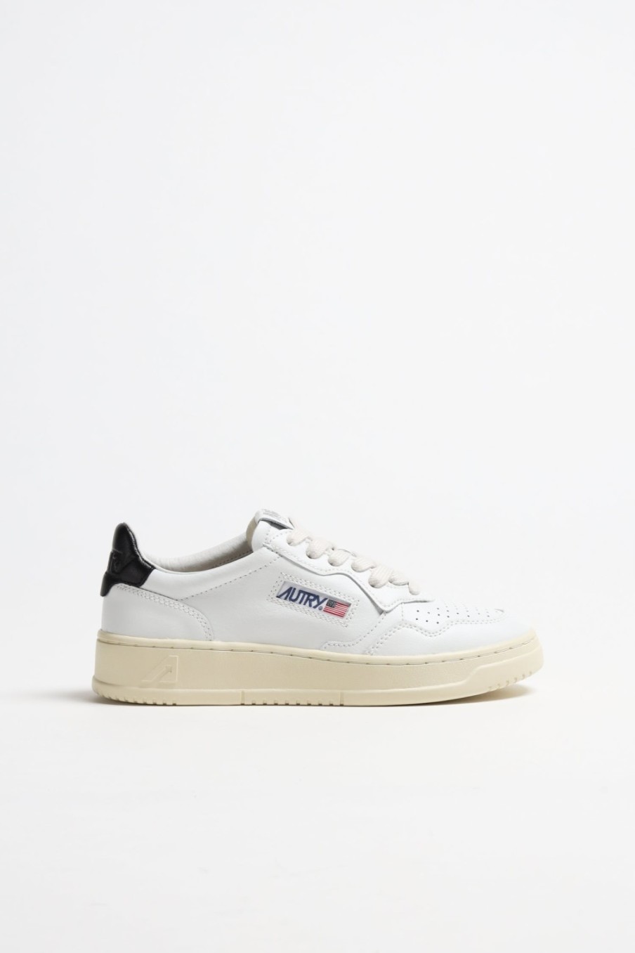 Chaussures Autry | Baskets 01 Low En Blanc/Noir