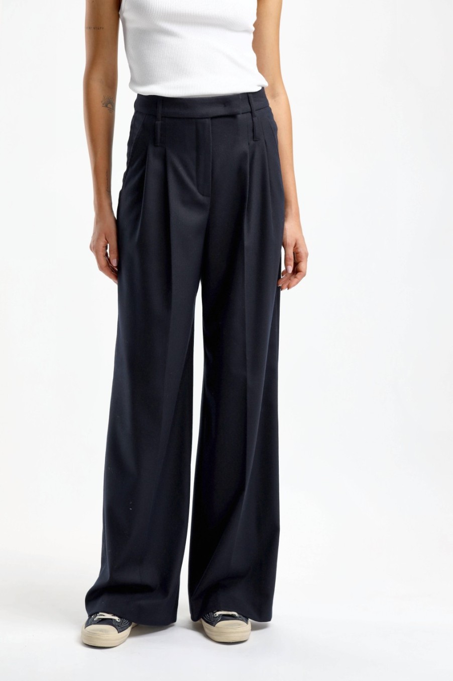Vetements Seductive | Pantalon Giselle En Marine