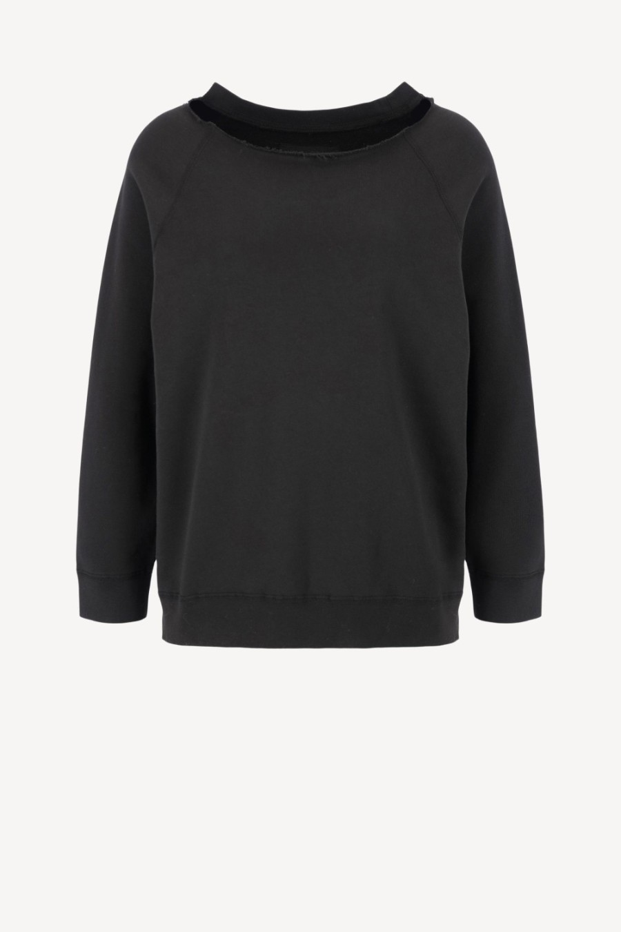 Vetements Nili Lotan | Sweat-Shirt Luka En Noir Delave