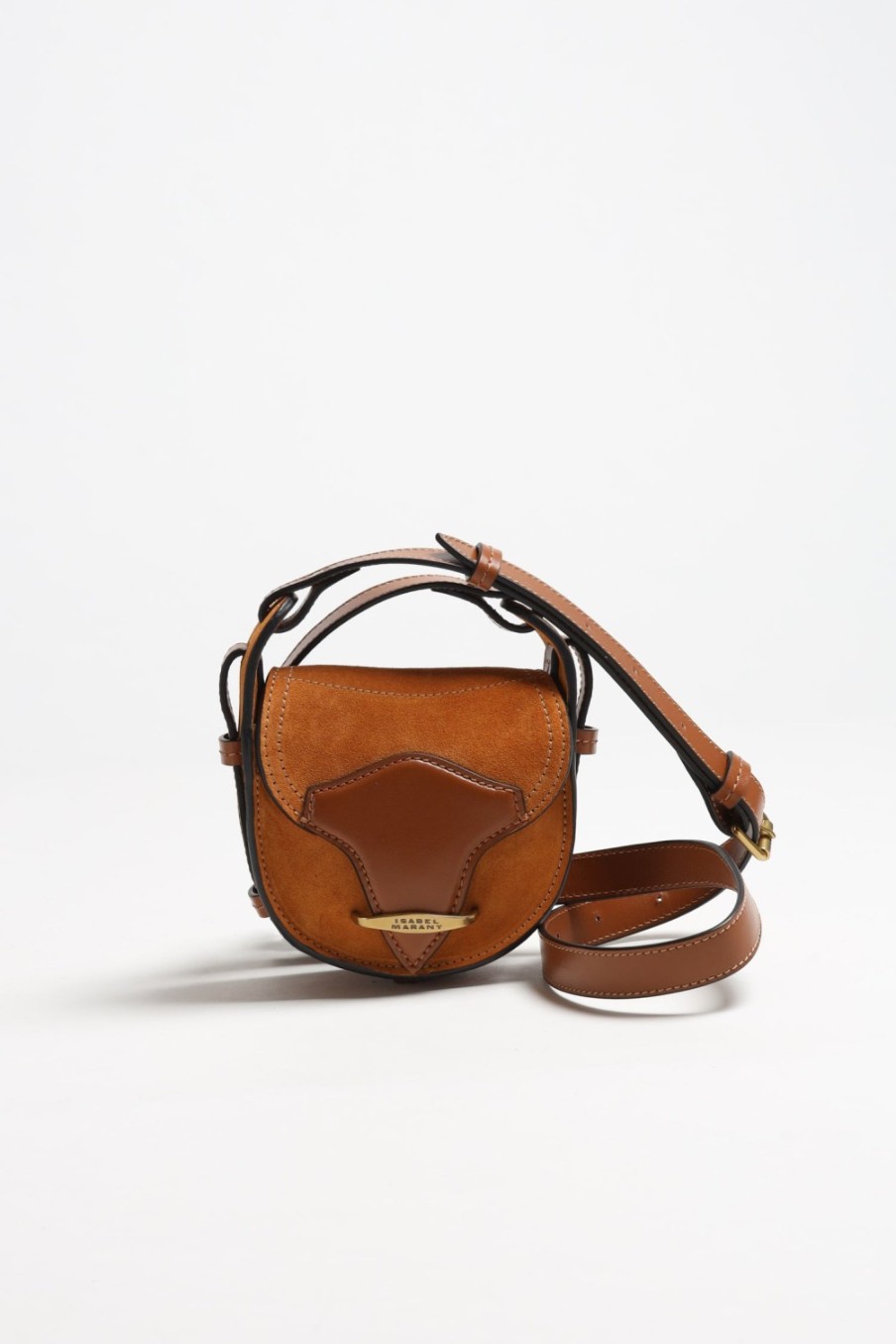 Sacs Isabel Marant | Sac Botsy Mini Suede En Terre De Sienne