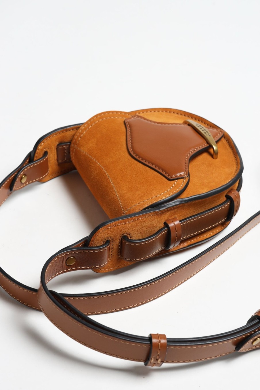 Sacs Isabel Marant | Sac Botsy Mini Suede En Terre De Sienne