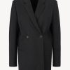 Vetements Toteme | Blazer Noir A Double Rangee