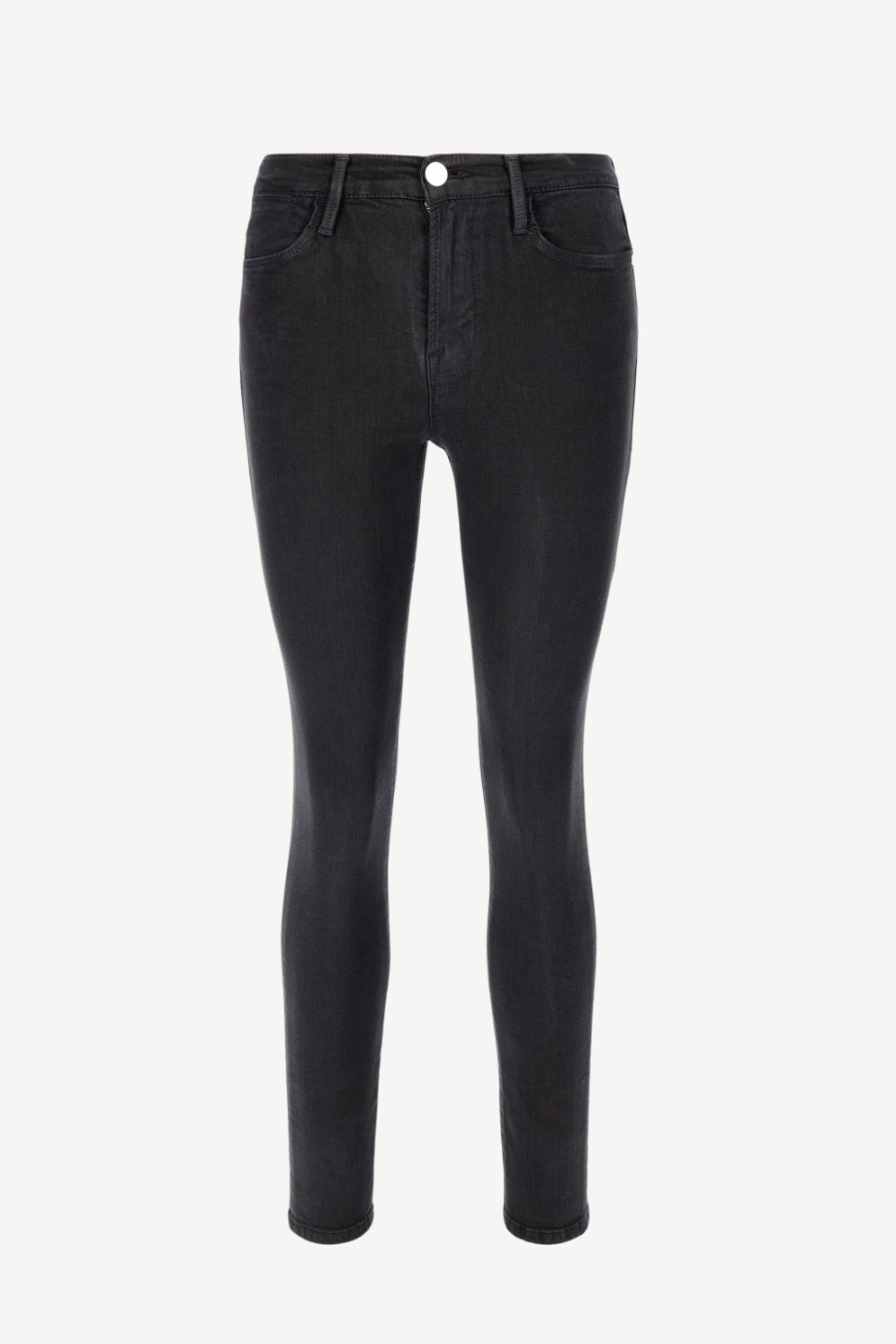 Vetements Frame | Jeans Le High Skinny En Film Noir
