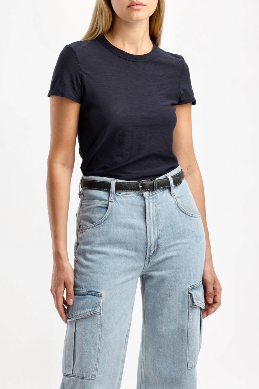 Vetements James Perse | T-Shirt Sheer Slub Crew A Deep