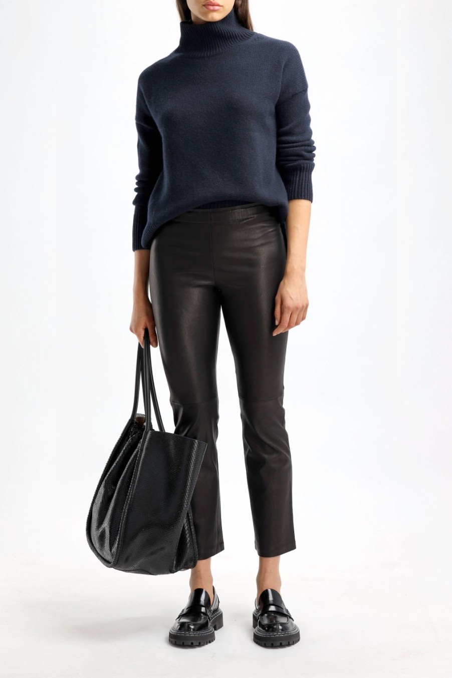 Vetements Kujten | Pull Ulla En Marine Fonce
