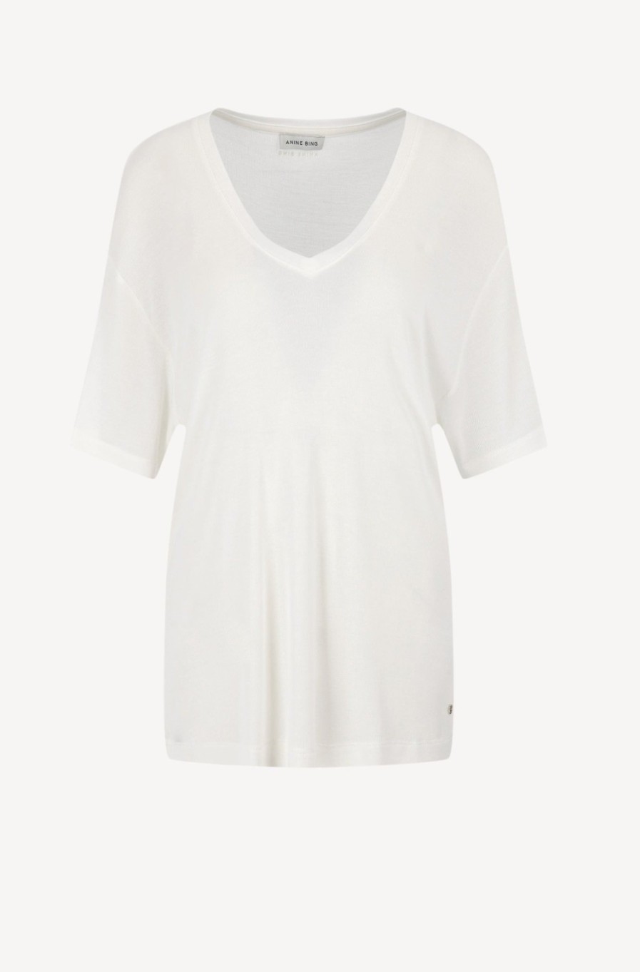 Vetements Anine Bing | T-Shirt Vale En Blanc
