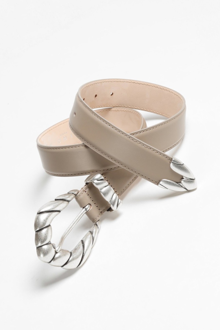 Accessoires IRO | Ceinture Embella En Latte/Argent