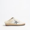 Chaussures Golden Goose | Sneaker Ballstar Sabot En Blanc/Argente
