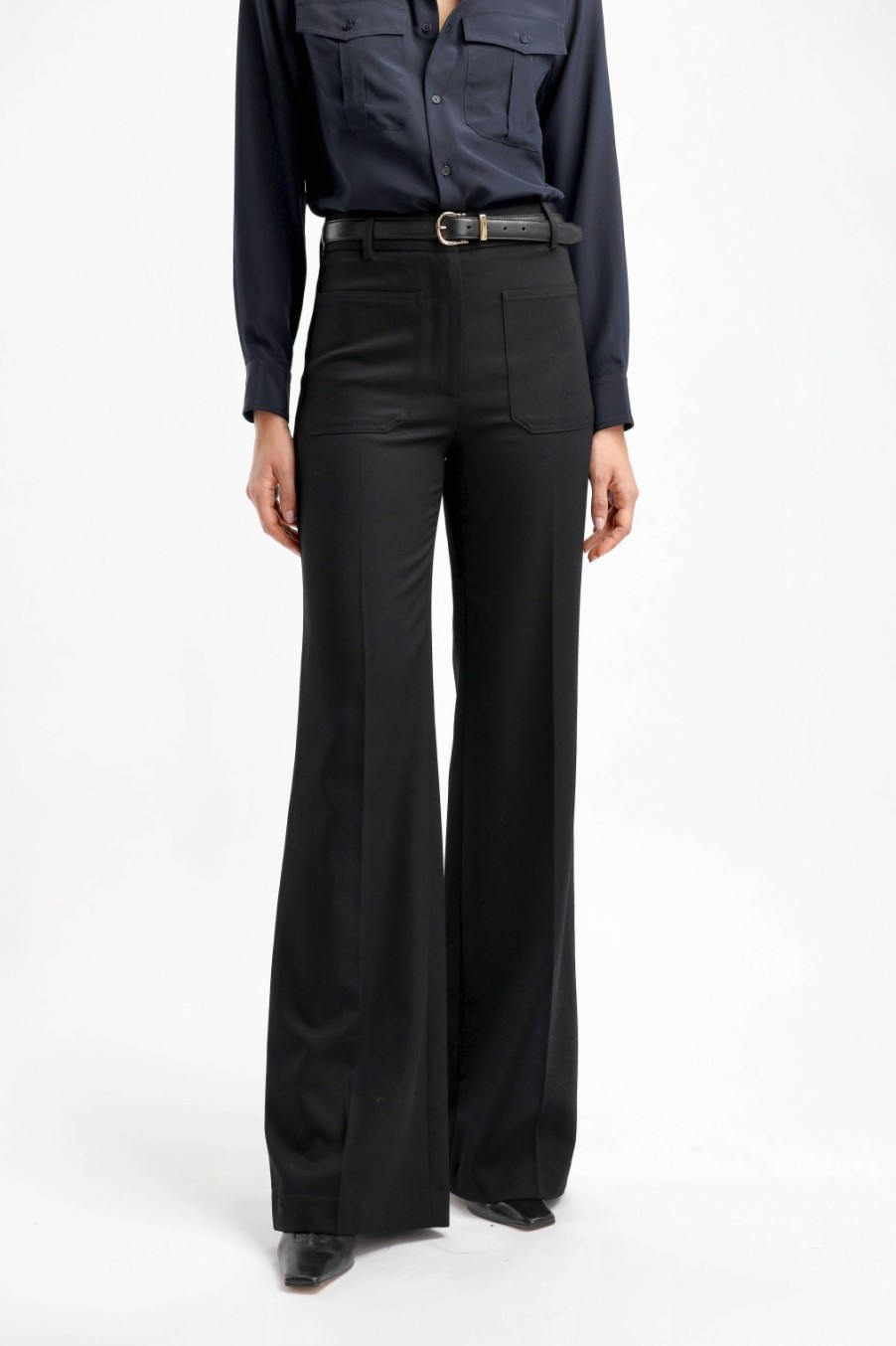Vetements Nili Lotan | Pantalon Christophe En Noir