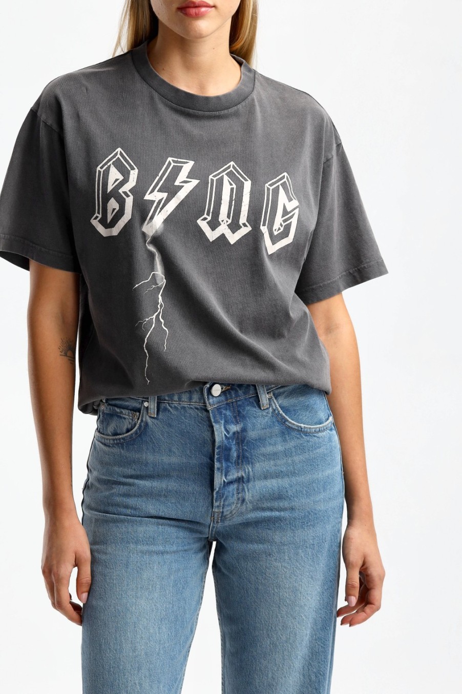 Vetements Anine Bing | T-Shirt Bing Bolt En Noir