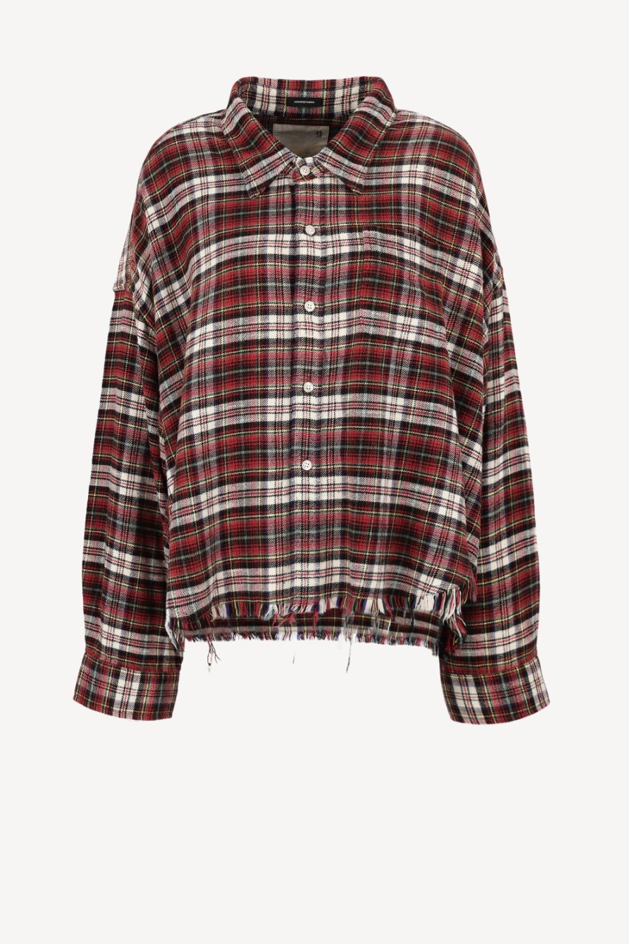 Vetements R13 | Blouse Drop Neck En Rouge/Ecru