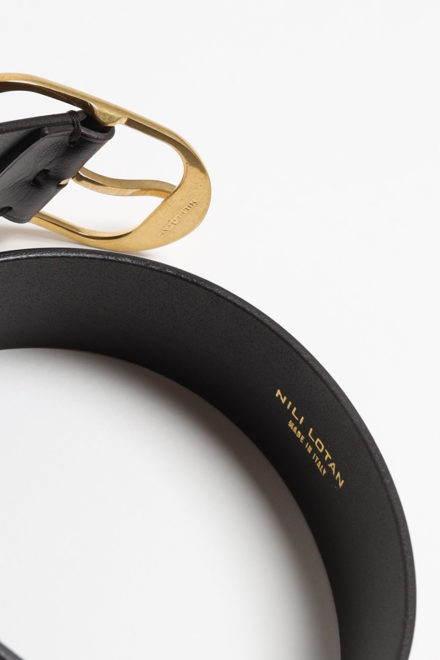 Accessoires Nili Lotan | Ceinture Nili In Dark Brown