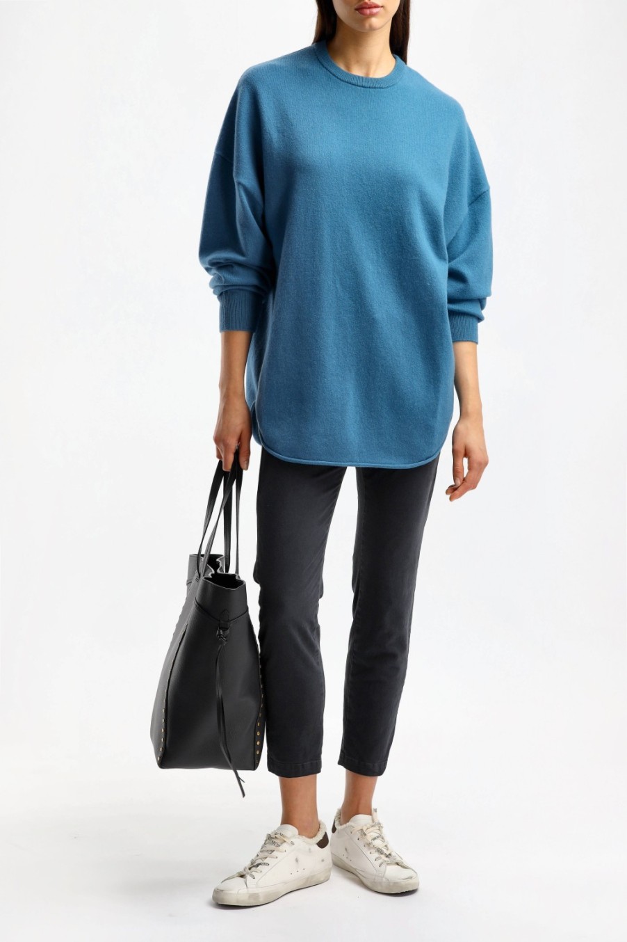 Vetements Extreme Cashmere | Pull-Over Crew Hop N° 53 En Agua