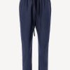 Vetements Xirena | Pantalon Draper En Bleu Marine