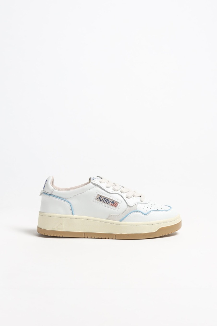 Chaussures Autry | Baskets Open Low En Acadamy/Azur