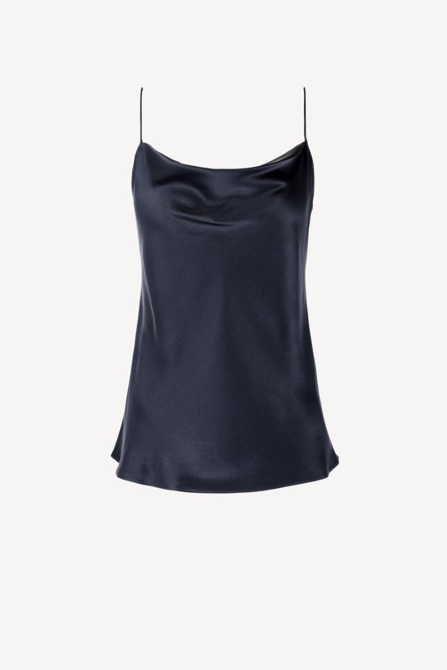 Vetements Nili Lotan | Cami Top Joris En Bleu Marine Fonce