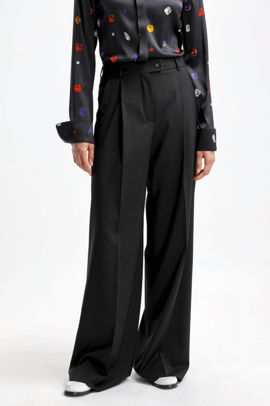 Vetements Sportmax | Pantalon Tenda En Noir