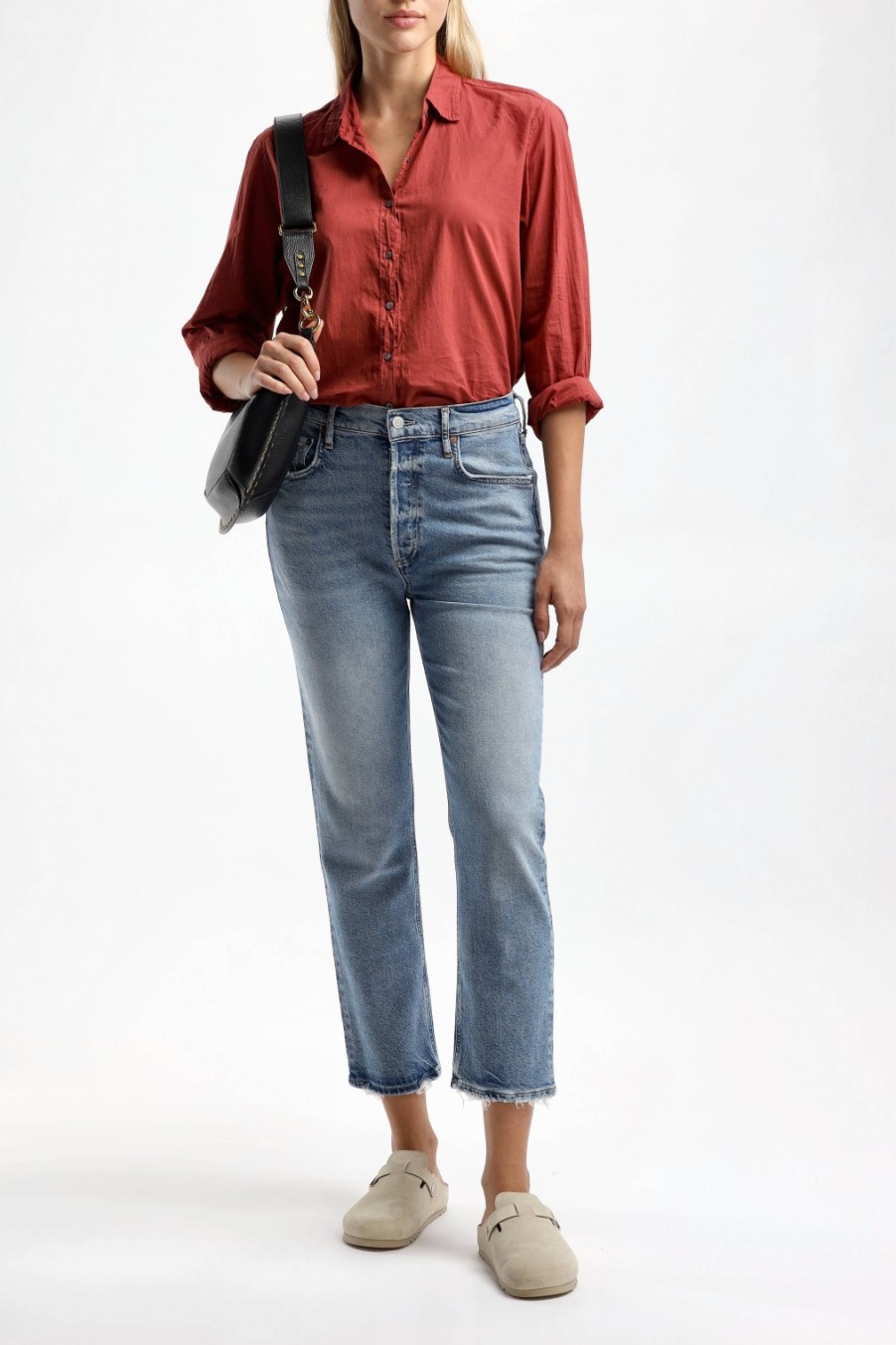 Vetements Xirena | Blouse Beau In Brick Red