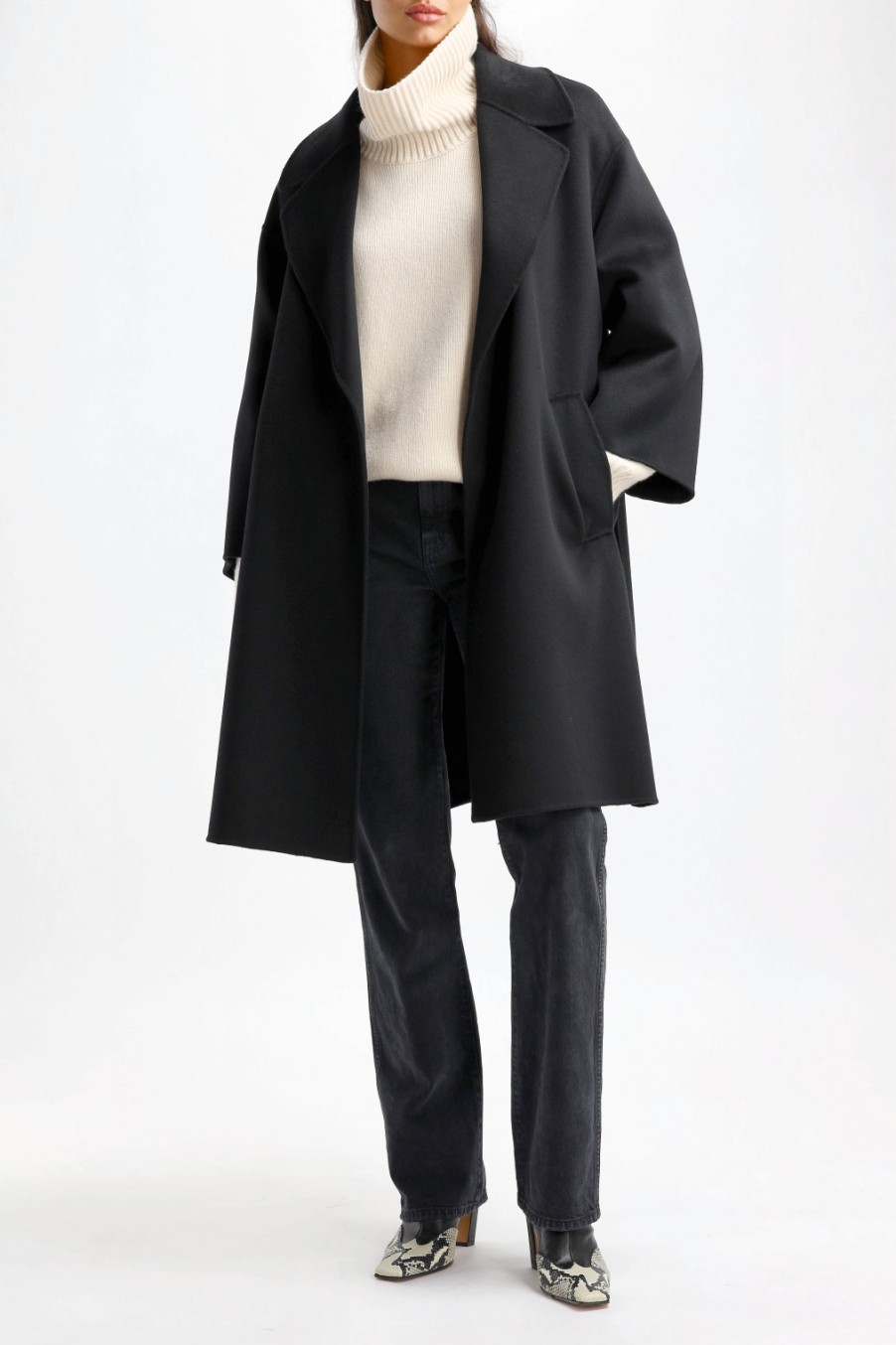 Vetements S Max Mara | Manteau Africa En Noir
