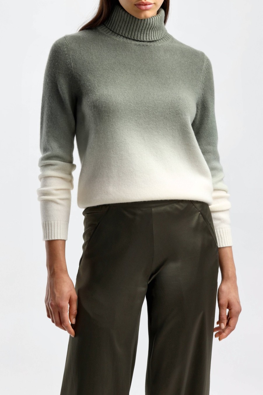 Vetements Kujten | Pull-Over Mochi Dip Dye En Kaki