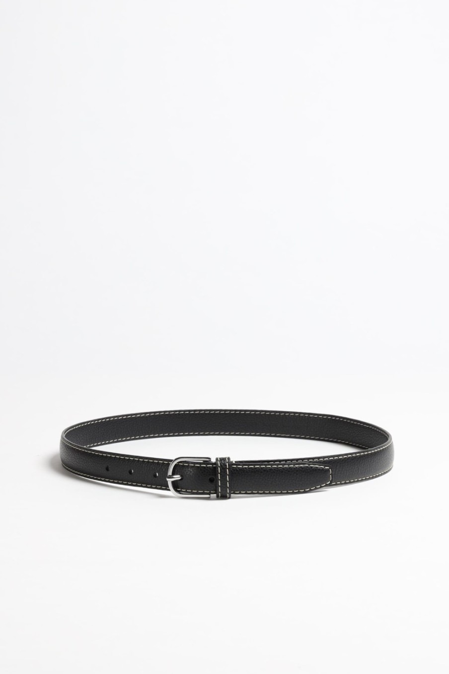 Accessoires Toteme | Ceinture Slim Trouser In Black Grain