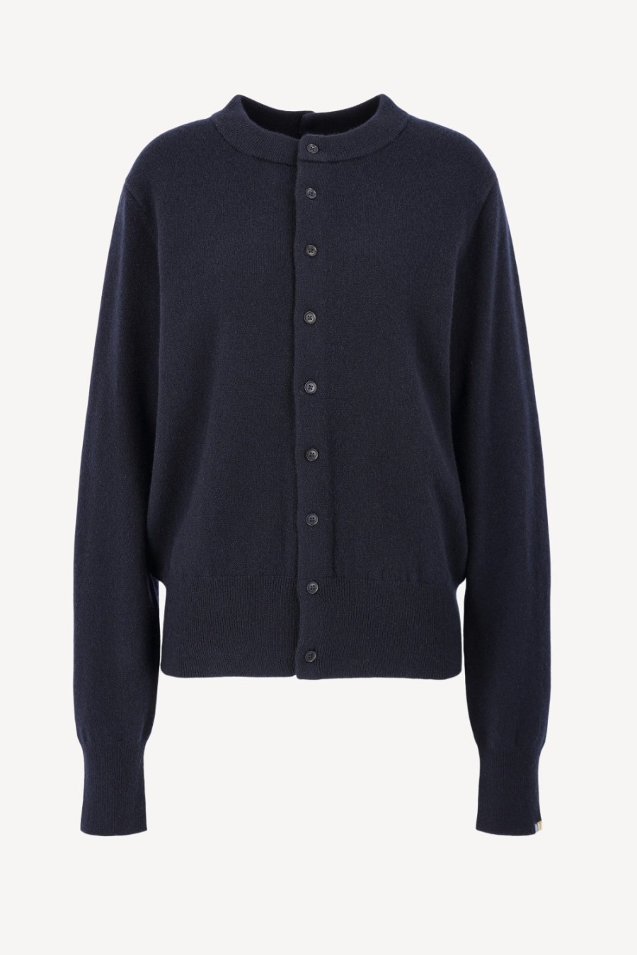 Vetements Extreme Cashmere | Cardigan Be Game N°283 En Bleu Marine