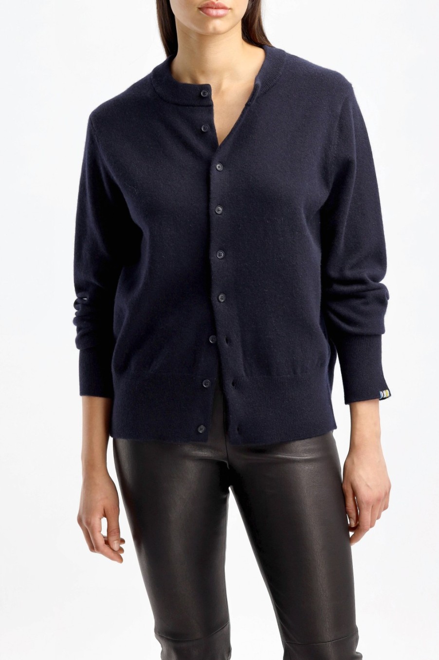 Vetements Extreme Cashmere | Cardigan Be Game N°283 En Bleu Marine