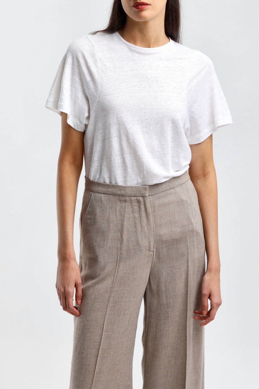 Vetements Toteme | T-Shirt Curved En Blanc